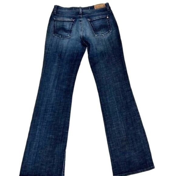 Ben Sherman Jeans Women's Flared Boot Cut Low Rise Blue Denim 29w x 34L - Picture 2 of 8